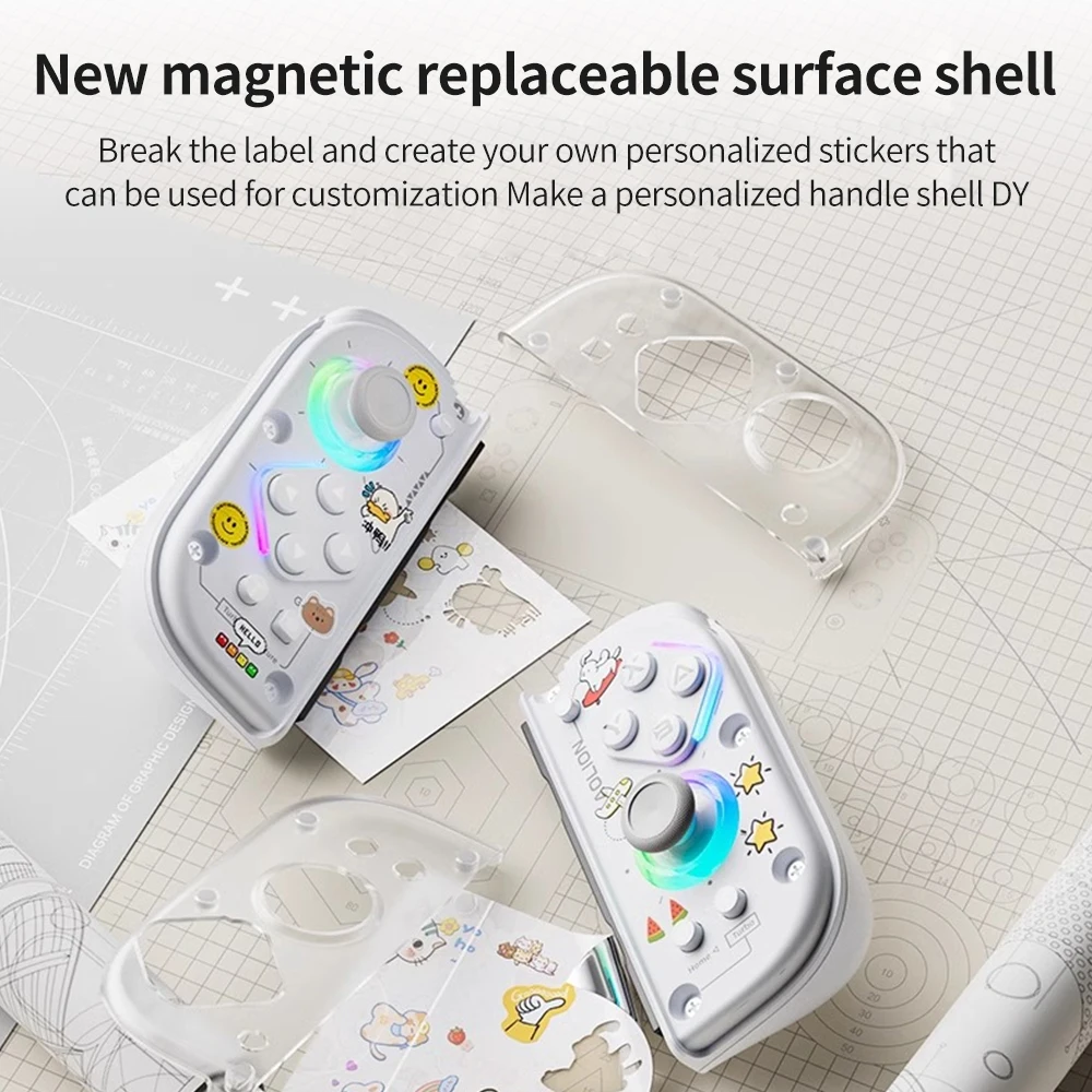 AOLION J20 Hall Joy-con Gamepad for NS2/Switch OLED/Switch NFC HD Shake Lite Left and Right Split Game Controller