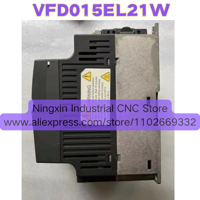 

Second-hand VFD015EL21W Shipped Quickly Inverter Tested OK