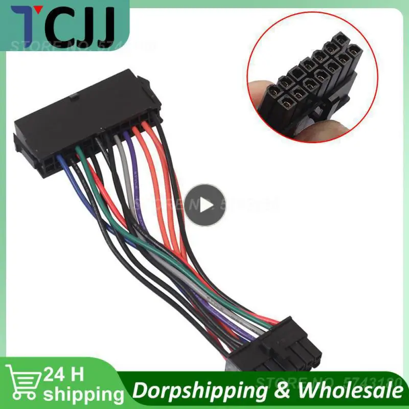 New ATX PSU Standard 24Pin Female to Mini 24P Male Internal Power Adapter Converter Cable For DELL 780 980 760