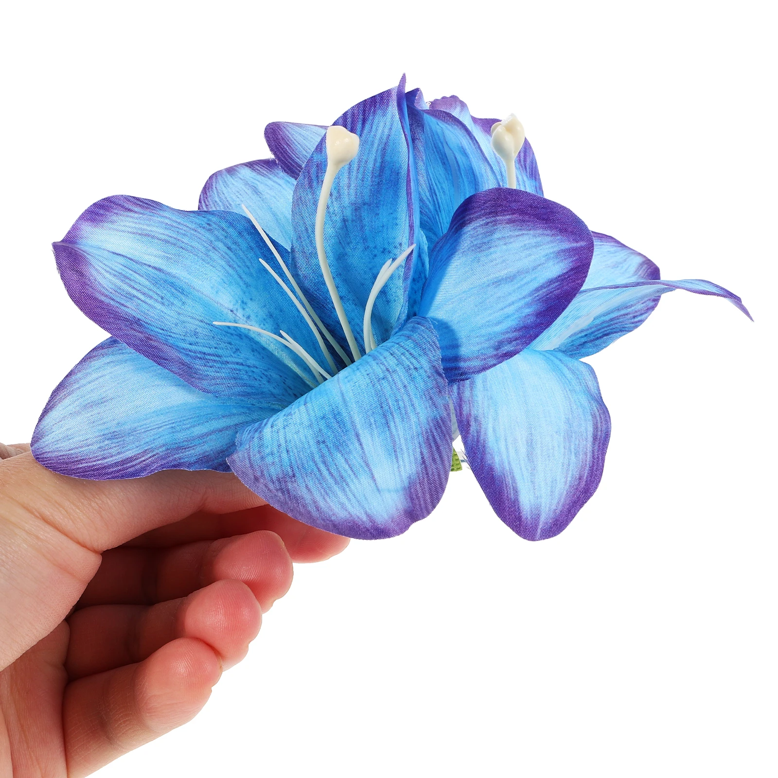 

Lily Flower Clips Artificial Flowers Bohemian Style Artificial Flower For Hair Hair Accessories Floral Decorations for Women