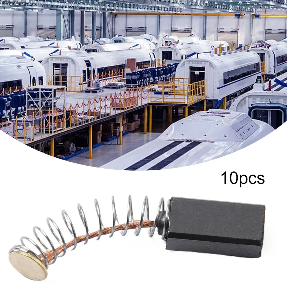 Electric Motors Carbon Brushes Fan Motors Miter Saws Part Power Tool Set 10pcs Angle Grinders Circular Saws Electric Drills