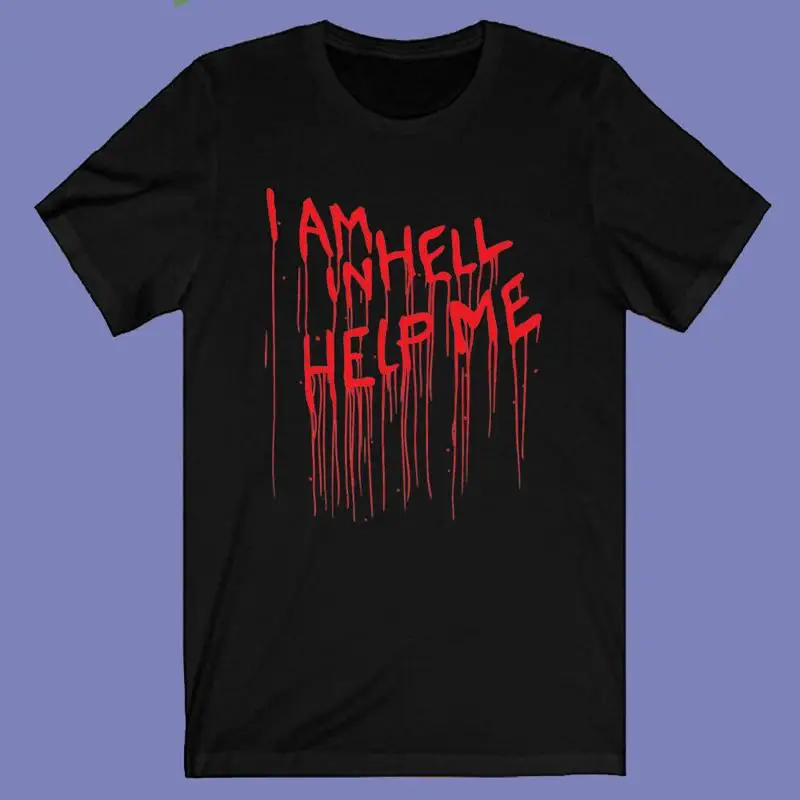 Мужская черная футболка из фильма ужасов «Восставший из ада, «Помоги мне», размер S-3XL