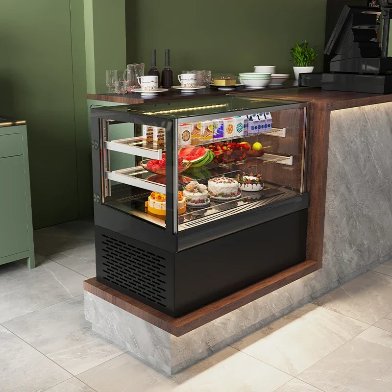 Cake Display Small Dessert Display Desktop Fruit Fresh-keeping Cabinet Bar Counter Commercial West Point Refrigerator