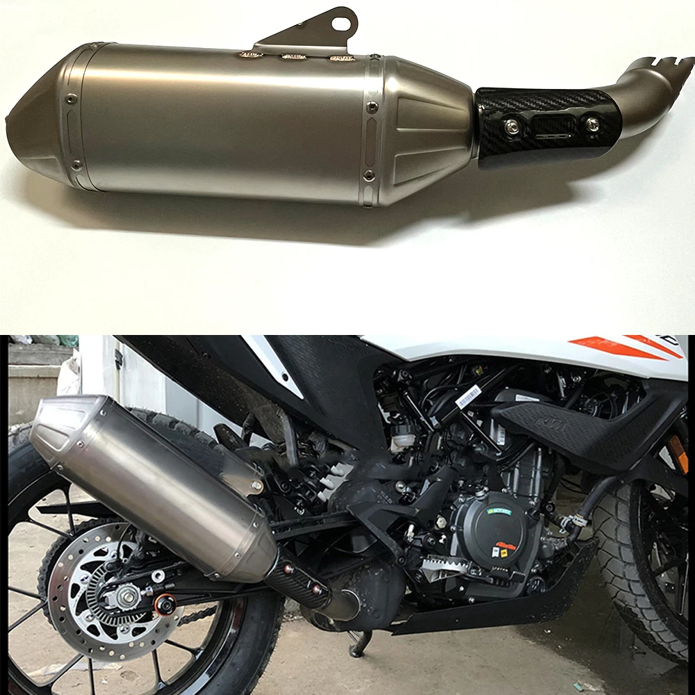 

Выхлопная труба среднего звена мотоцикла, соединительный глушитель для KTM DUKE RC 390 KTM250 KTM390 Adventure ADV 250 390 2020-2023 51 мм