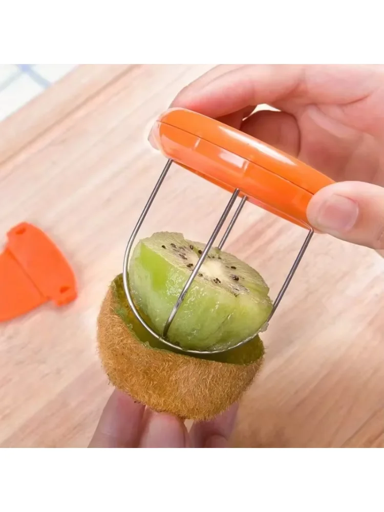 1 Pcs Kiwi Peel Split Tool Kitchen Gadgets and Accessories Creative Cut Kiwi Peeling Utensils Dig Fruit Slicer Fruit Knife