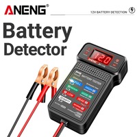 ANENG BT-172 Car Battery Tester 12V with LED Indicator Alligator Clips - Precise Digital Display for Battery Health Check Tool