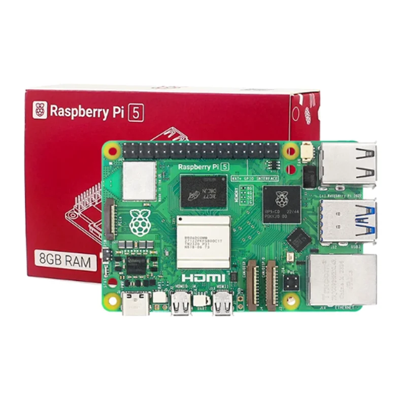 Raspberry Pi 5 4G 8G RAM BCM2712 Cortex-A76 2.4GHz VideoCore VII LPDDR4X-4267 USB3.0 5Gbps Official Development Board RPi 5