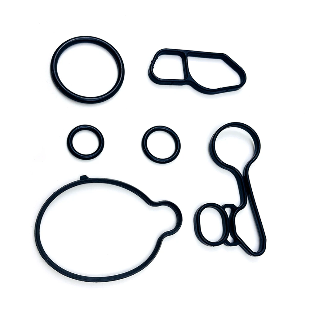 Engine Oil Cooler Repair Kits Gaskets Seal Ring For Chevrolet Cruze Sonic Trax Buick Encore Car Accessories 55566784  55565385