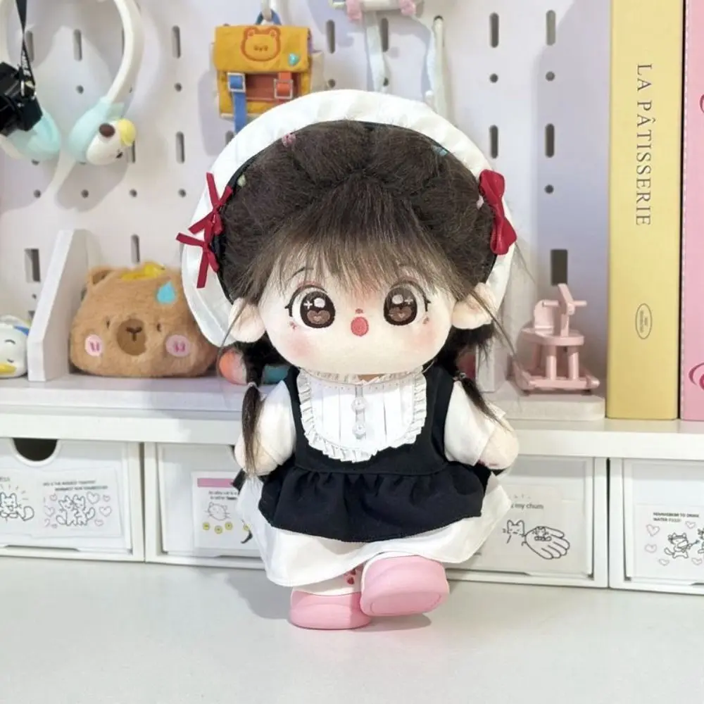 

Hoodie 20cm Cotton Doll Clothes Multi Color Dress Up Cotton Doll Outfit Dress Cute Mini 20cm Doll Flower Dress Kids Girls