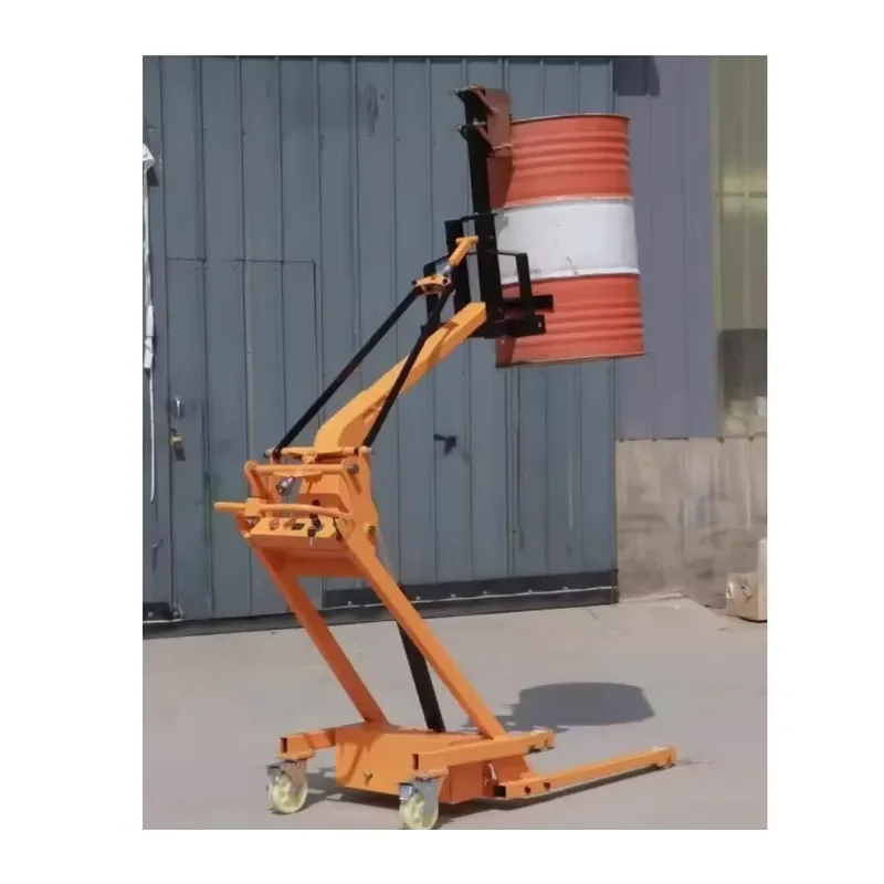 Small Portable Electric Forklift Cargo Lifts Elevator Warehouse Loading Dock Electric Pallet Truck