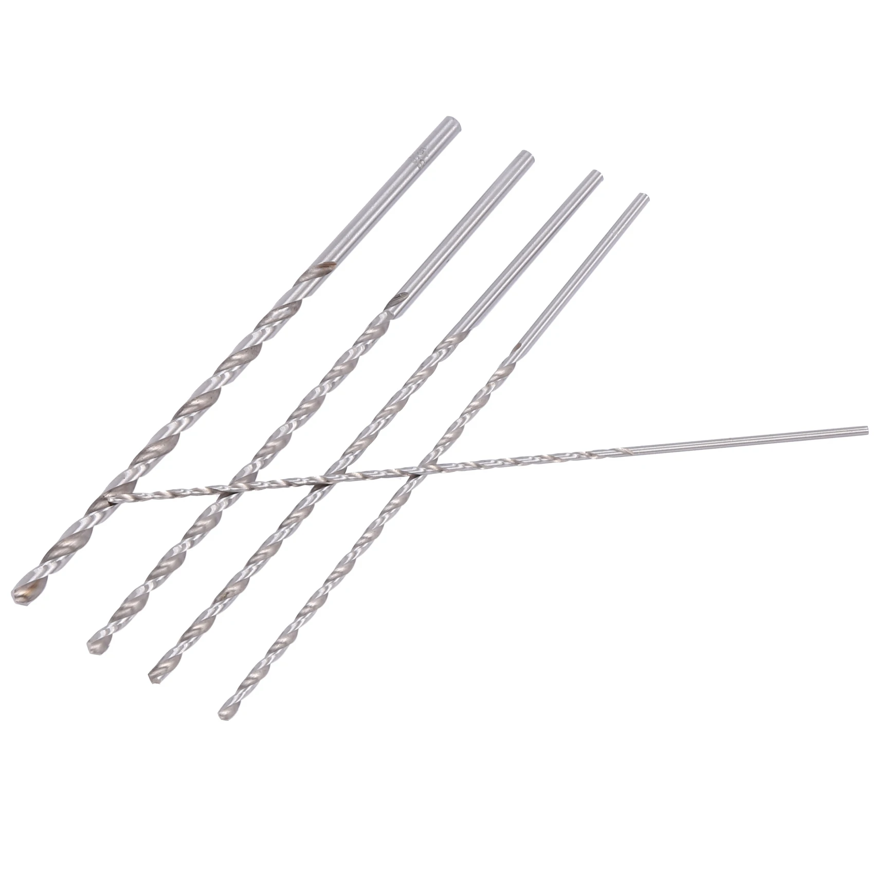 B84B-15PCS Extra Long High-Speed Steel Drill Bit Sets Straight Shank Twist Drill Bit Tool 2-5Mm For Wood