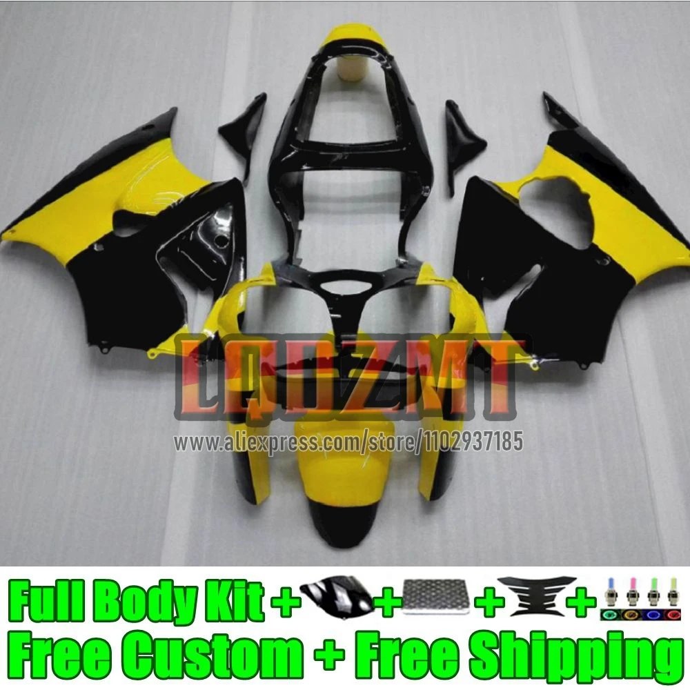 Injection Frame For KAWASAKI NINJA ZZR-600 ZZR600 36No.75 ZZR 600 600CC yellow stock 2005 2006 2007 2008 05 06 07 08 OEM Fairing