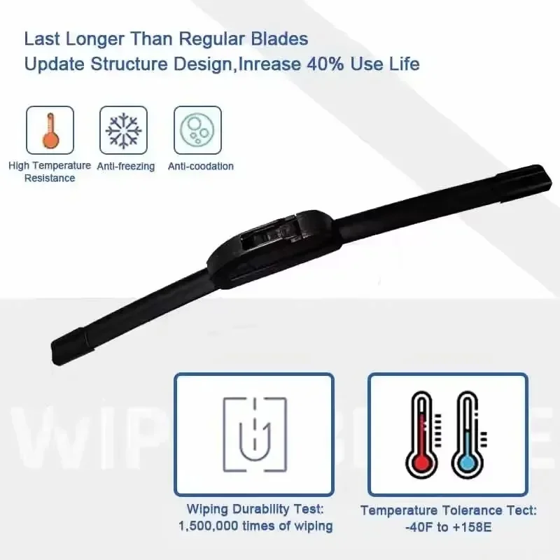 For Subaru Legacy 7th MK7 VII BW 2019 2020 2021 2022 2023 Front Windshield Wiper Blades Window Windscreen Brushes Refills Rubber