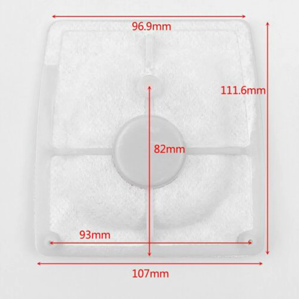 1ชิ้นที่ทำความสะอาดตัวกรองอากาศเหมาะสำหรับเลื่อยยนต์041ตัวกรองอากาศเปลี่ยนเครื่องมือทำสวน1110-120-1601 11101201601