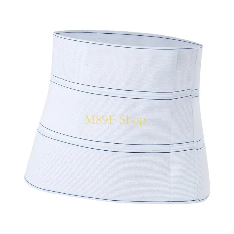 M89F Adjustable Compression Support Mom Belly Binder For Postpartum Women Wide Coverage Elastic Fabric Recovery Comfort