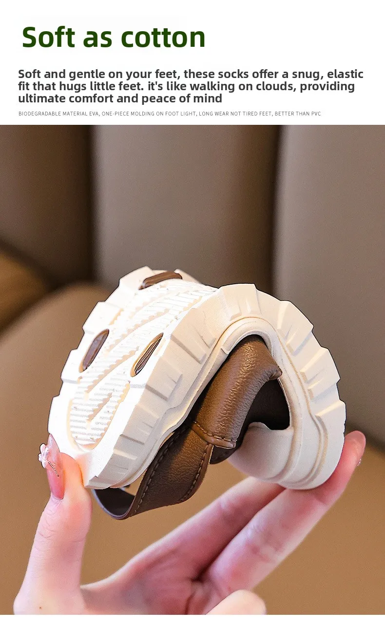 2026 Kinder Sandalen Jungen Mädchen Strandschuhe Weiche Leichte Geschlossene Outdoor-Sandalen für Kleinkinder Babyschuhe Sommer – Detail 9