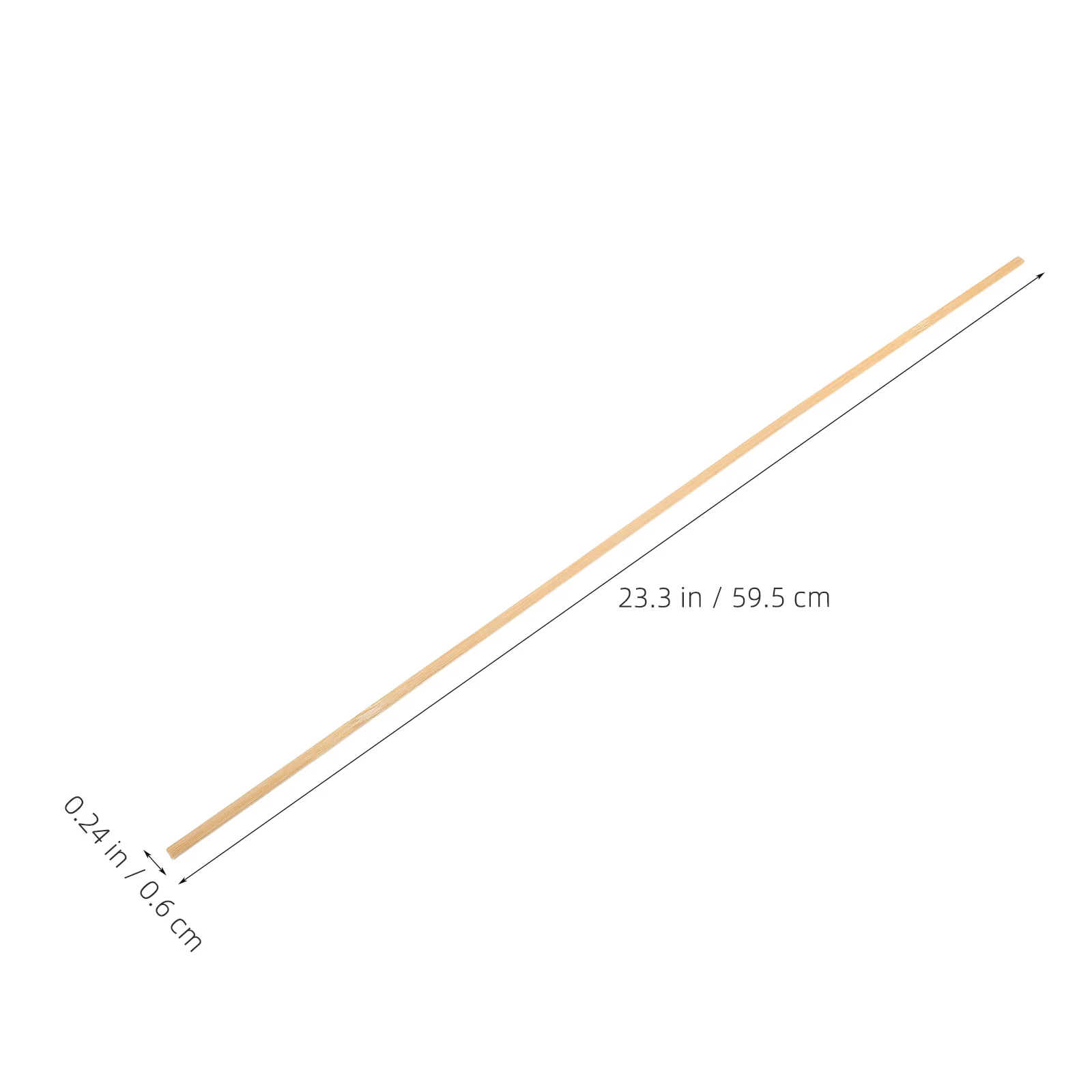 10Pcs Kids Kite Making Bamboo Rods Thin Wooden Sticks for DIY Crafts Strong -Free Dowels for Family Bonding Activities