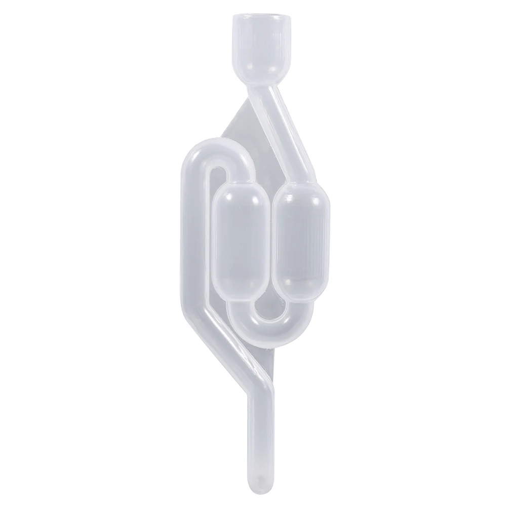 Aqur2020 One Way Exhaust Check Valve Water Sealed Plastic Fermentation Valve Emits Carbon Dioxide Prevents Oxidation with Cover