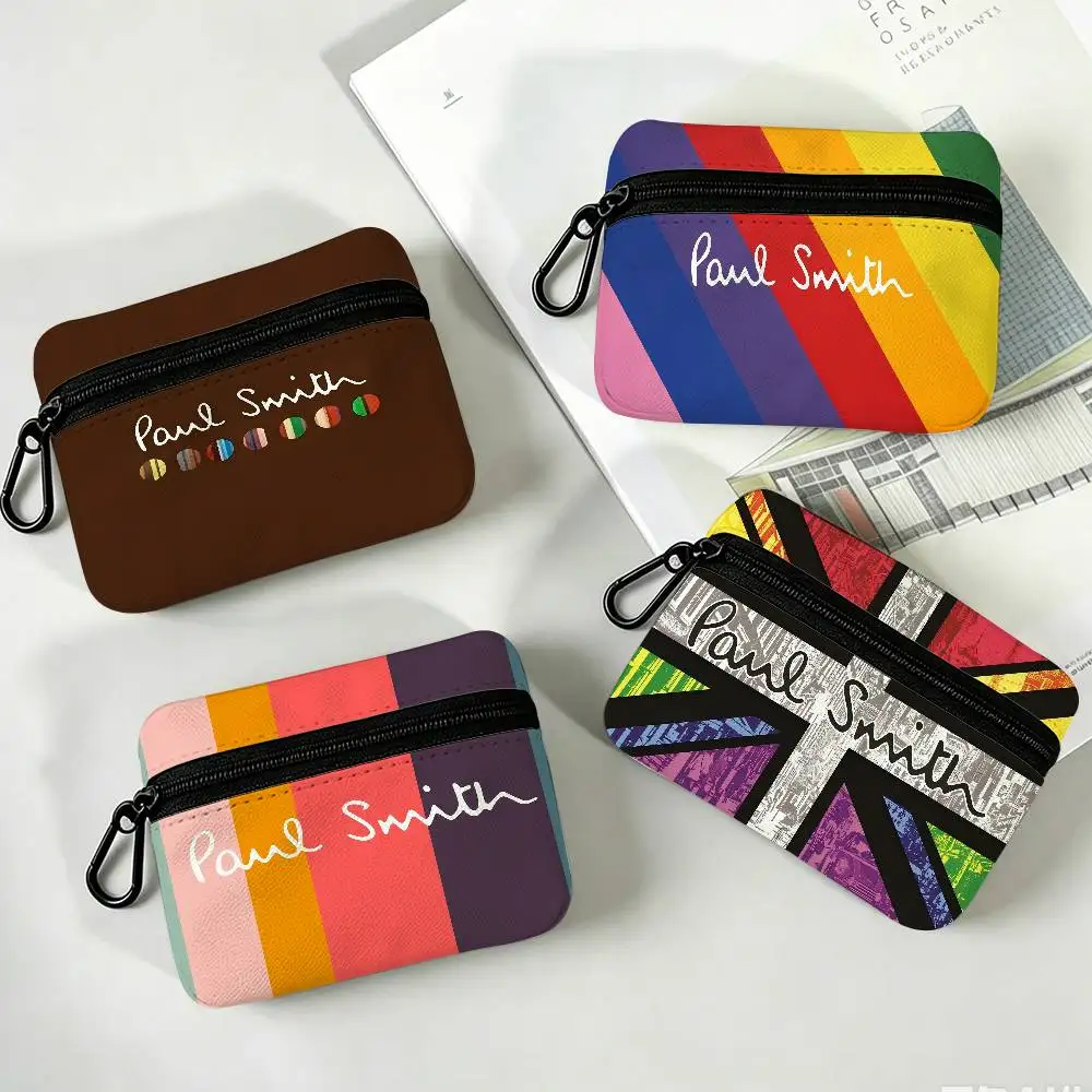 S-Smith Fashion P-Paul Oxford Fabric Mini Coin Wallet Smooth Zipper Hanging Design Multi-use Small Storage Bag For Travel