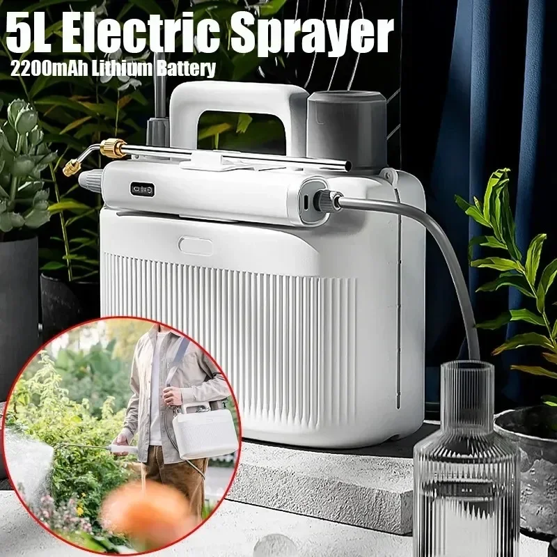 

5L Electric Sprayer Horticultural Pesticide Spray Pot Watering Flower Medicine Agricultural Disinfecting Watering Sprayer