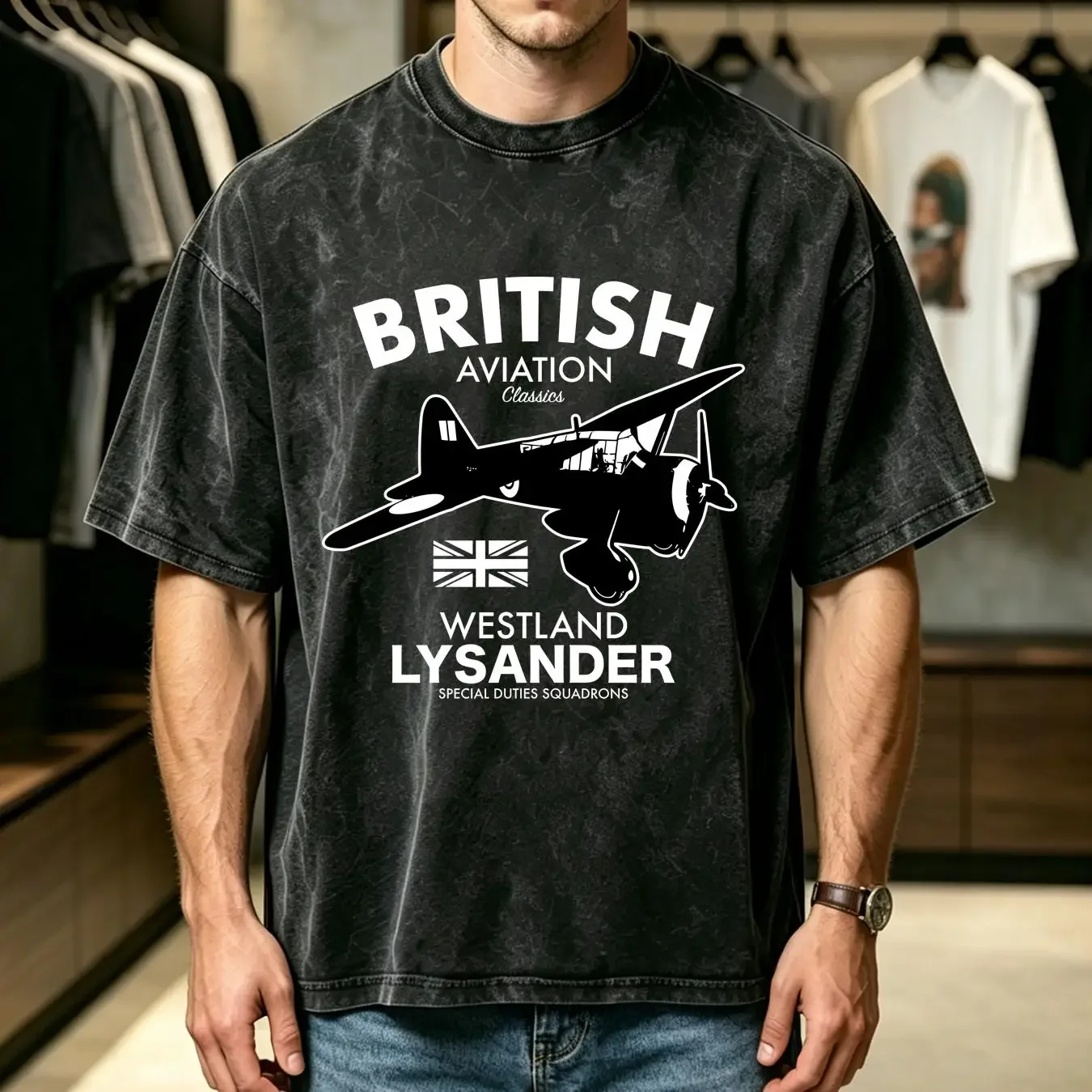 washed T Shirt WESTLAND LYSANDER SPECIAL DUTIES SERVICE long or short sleeves vintage Washed Soft homme Top For Everyday Wear