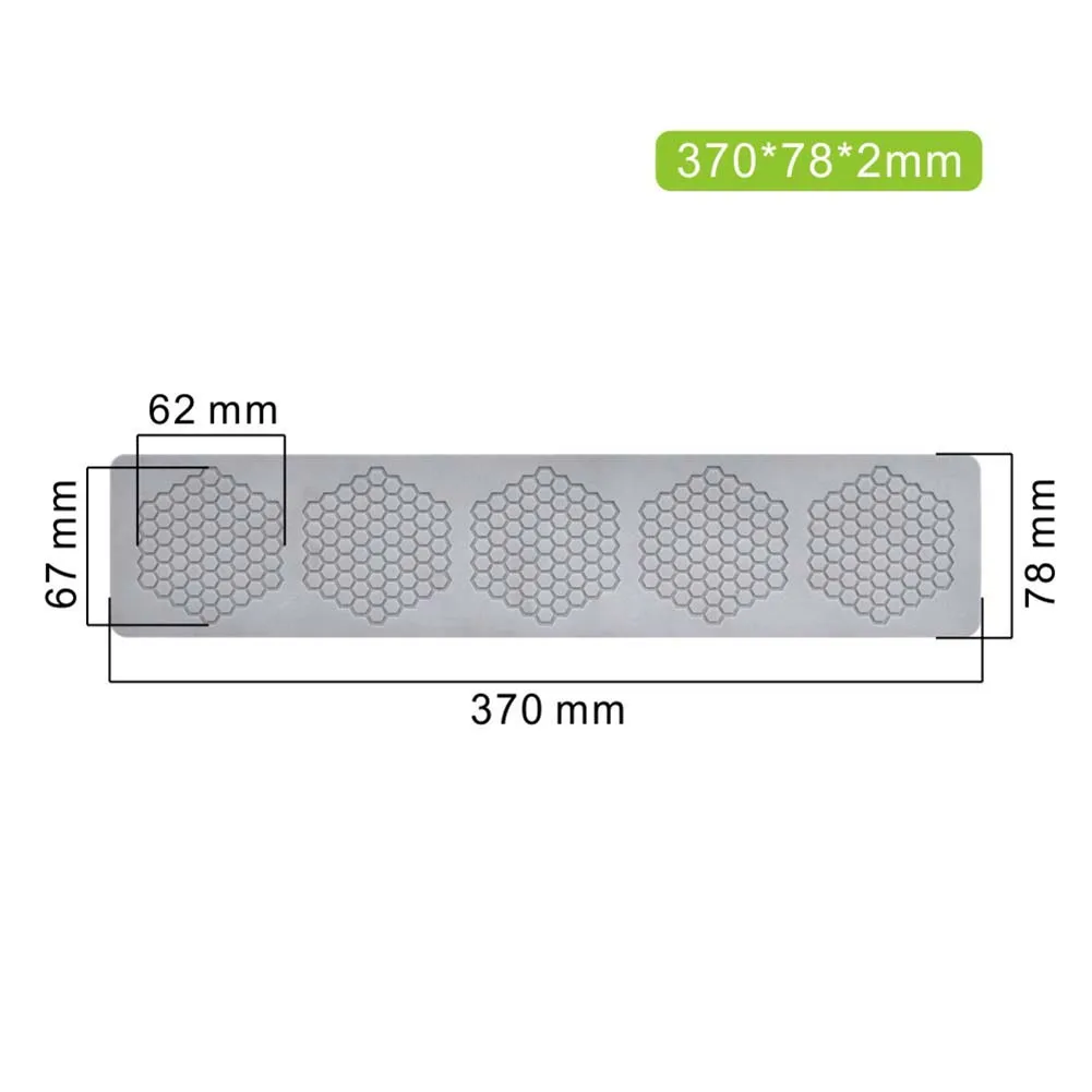 ハニカムデザインシリコンケーキモールド、DIYチョコレート、クリエイティブプレゼンテーションデコレーション、ベーキングマット