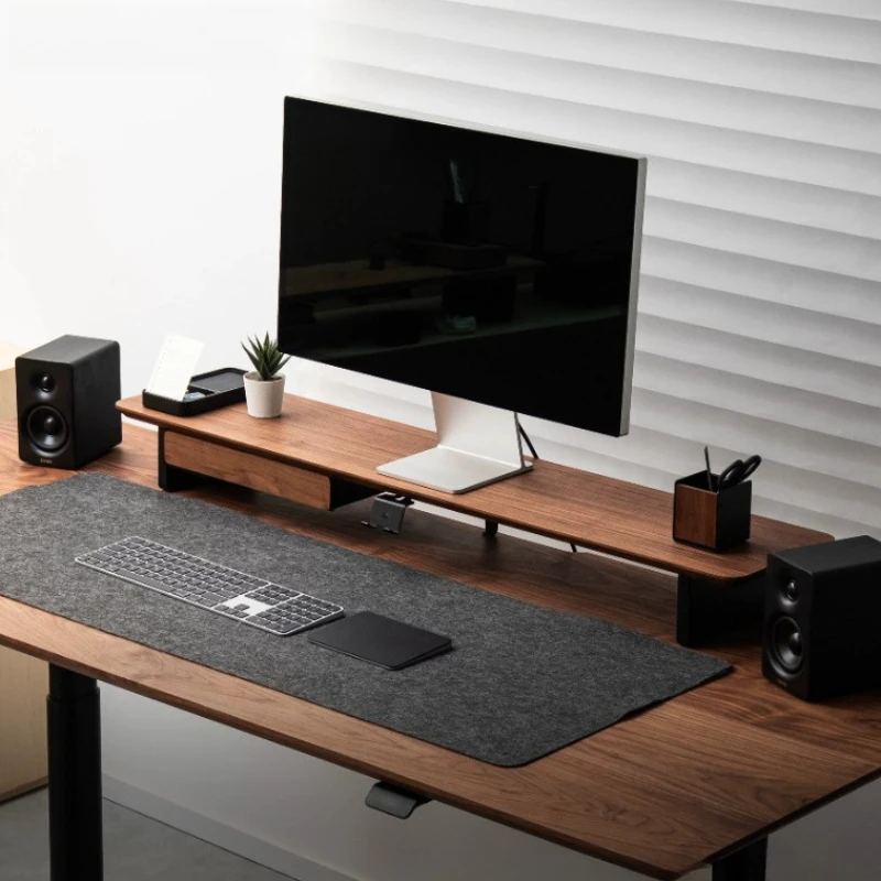 Solid Wood M20 Monitor Riser Holder Modular Storage Desktop Monitors Stand Home Computer Screen Shelf Monitor Organizer Rack