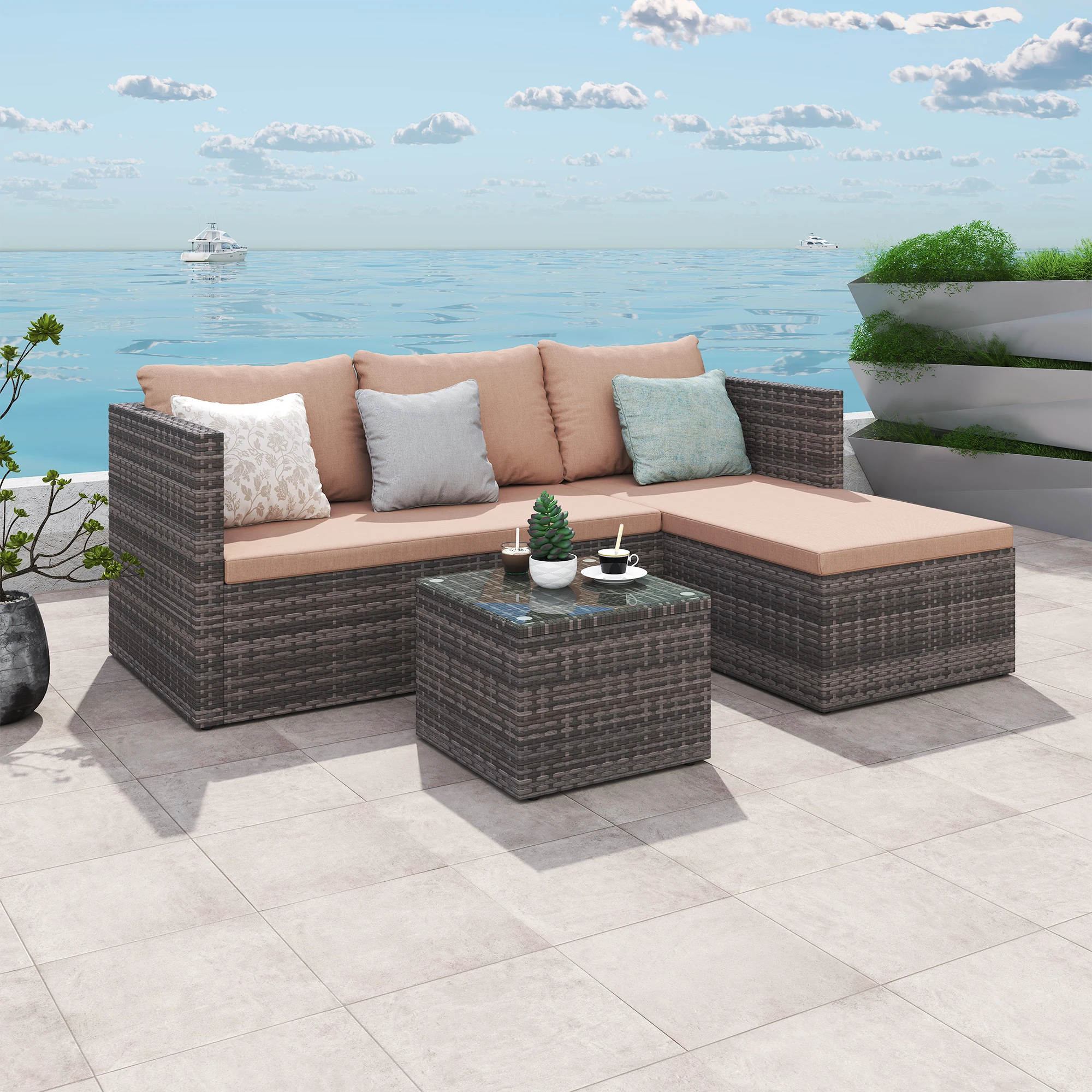 Nuovo Design Fulin: Set Divano - Outdoor Daybed Furniture recensione e prezzo