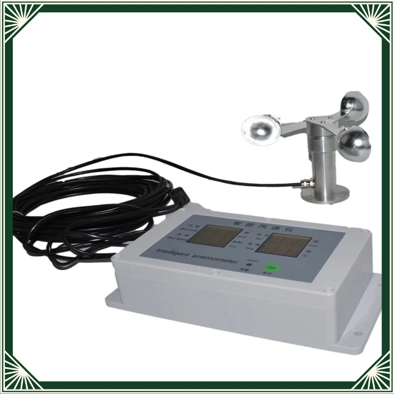 1pc The Tower Crane Tower Crane Temperature Wind Anemometer Weather Construction Body Cup Anemometer