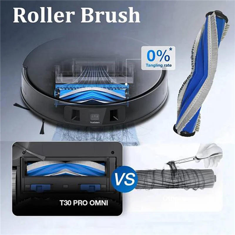 

AT28-3 Set For Ecovacs Deebot X5 Omni / X5 Pro Vacuum Cleaner Main Side Brush Hepa Filter Mop Cloth Dust Bags