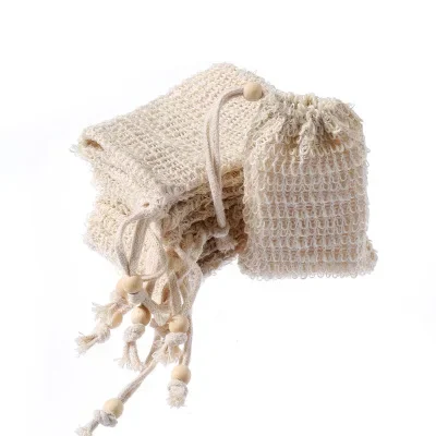 30pcs Exfoliating Natural Sisal Soap Bag Pouch Soap Saver Foaming net Shower Bath Scraps Save Soaps Natural Fiber Soap Bags image 5
