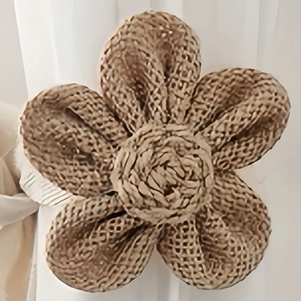 

Cute Hanging Curtain Tieback Flower Shape Cartoon Curtain Rope Holders Curtain Buckle Clip Room