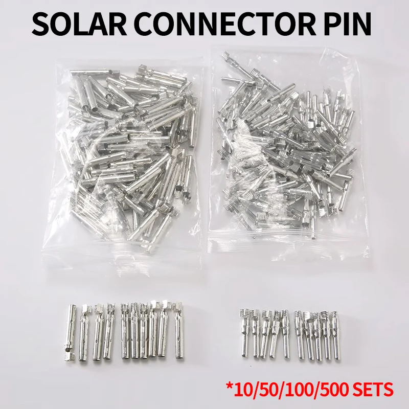 

Photovoltaic Connector Male And Female Inner Core Solar Panel Wire Connector Pin Accessories Positive And Negative Open End Term