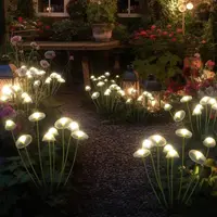 LED Solar Jellyfish Mushroom Lamp, Used for Outdoor Courtyard Landscape Decoration Lighting, Suitable for Lawns, Garden Terraces 3