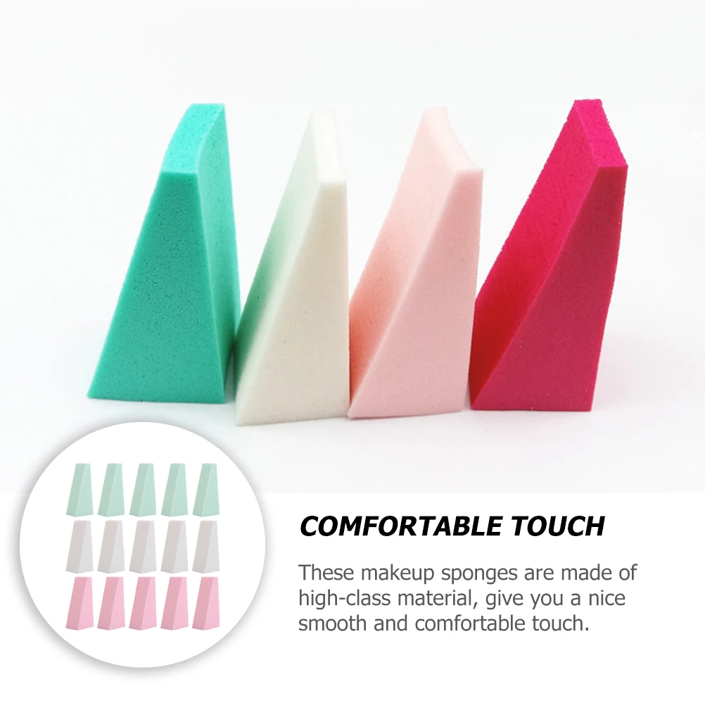 

30pcs Makeup Sponge Cosmetics Foundation Wet Dry Puff Applicator Sponges Women Powder Easy Apply Portable Clean Smooth