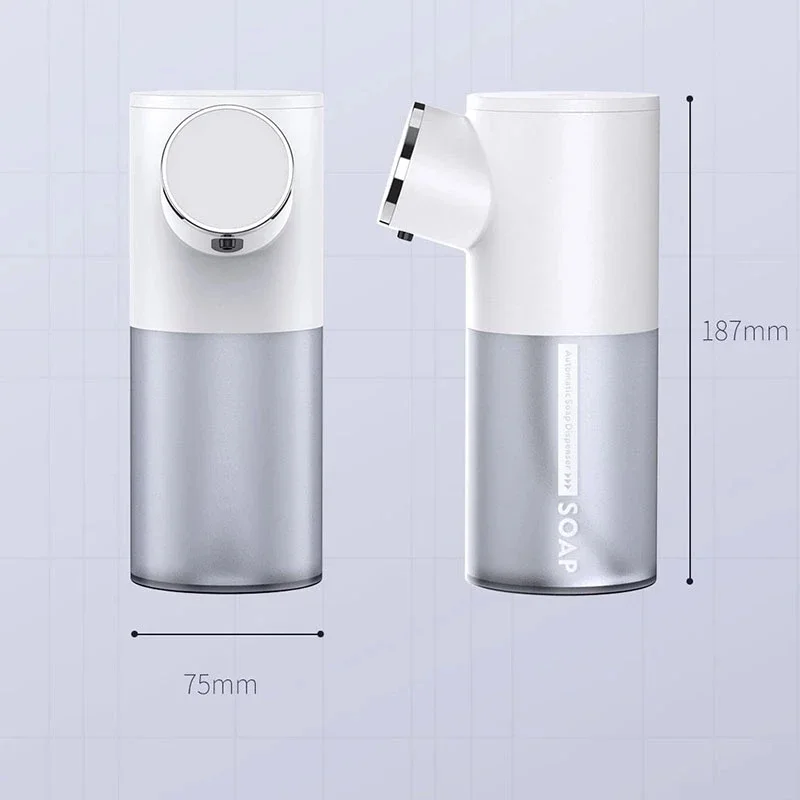 Xiaojie Automatic Soap Dispenser USB Rechargeable 320ml Liquid Soap Dispensers Digital Display Foam Hand Sanitizer Machine