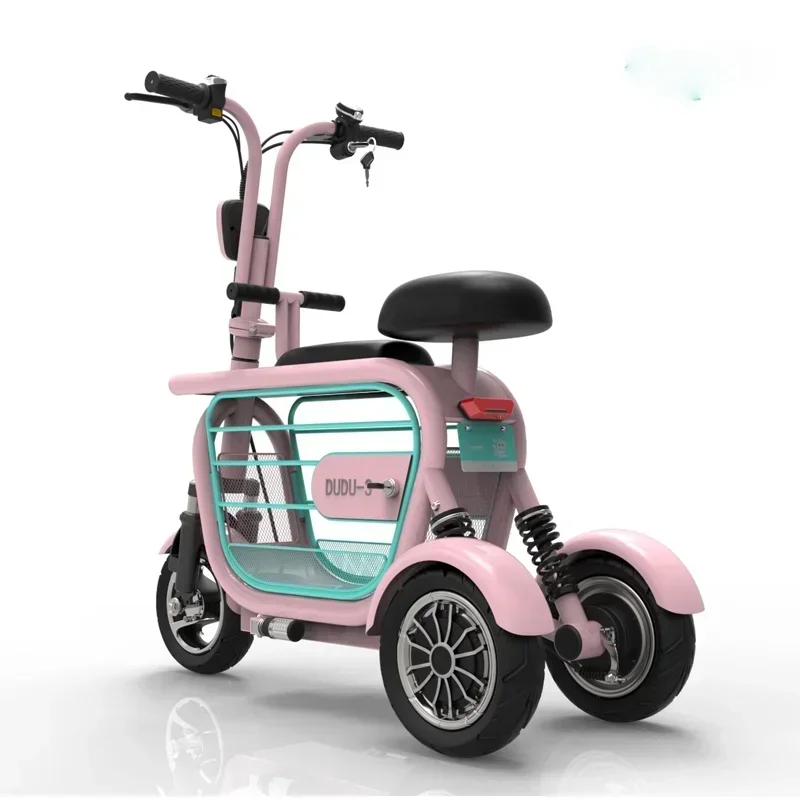 

Lithium Ion New Tricar Rickshaw Pet Cart Electric Car Convenient Folding Mini Car