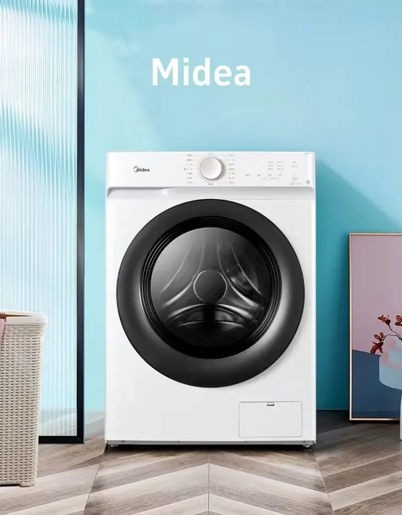 Midea lavadora de ropa de alta calidad, lavadora de consumo de agua con carga frontal de 10KG