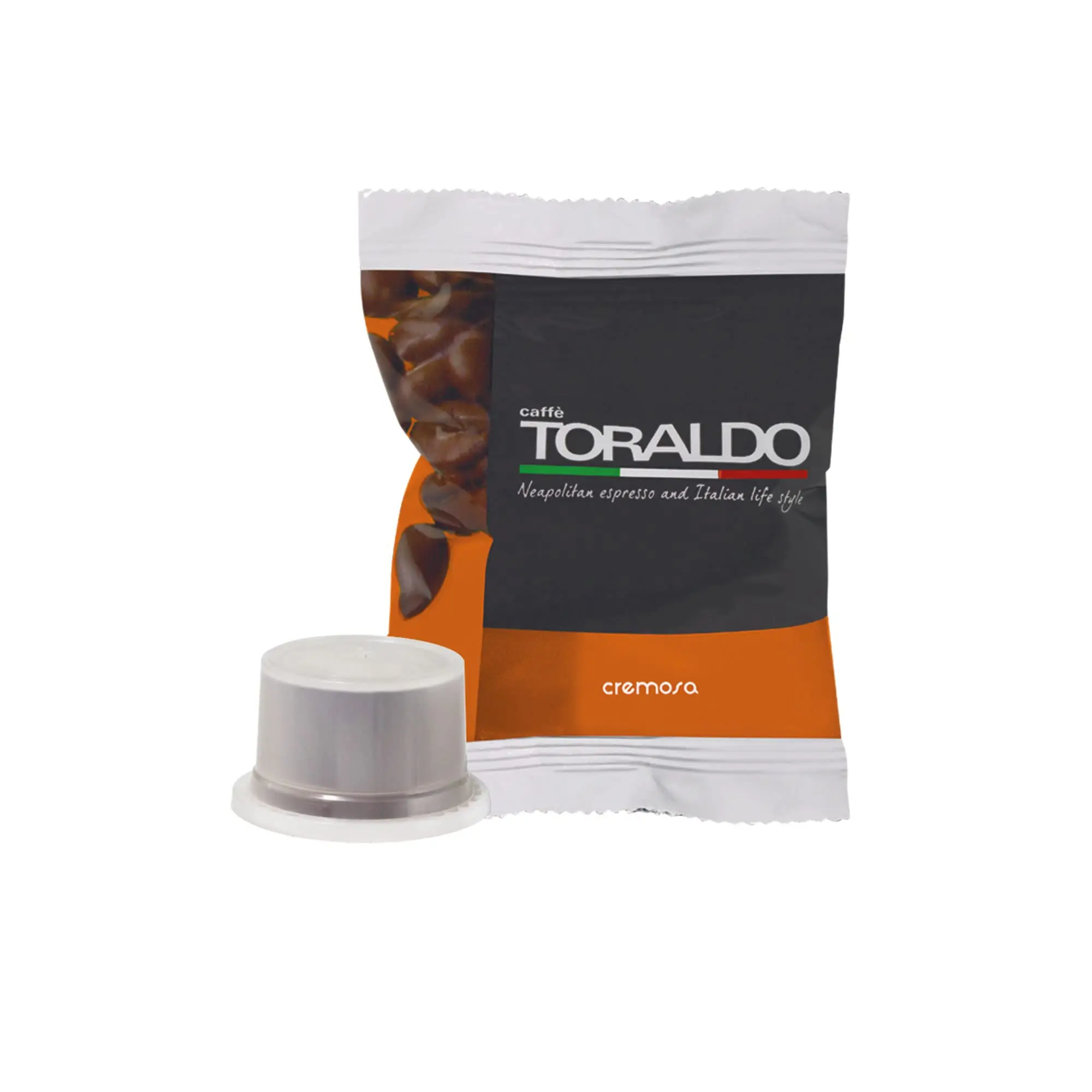 TORALDO KOFFIE |   Uno Systeem Compatibel * |   Koffie geselecteerd, geroosterd en geroosterd in Italië |   Excellence of Napolitaanse koffie (200 capsules, romig mengsel)