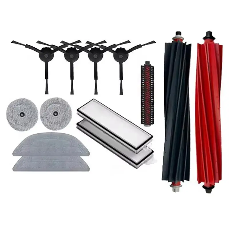 

12 шт. для Roborock S8 Max Ultra: Запасные части для пылесоса – основная щетка, боковая щетка, тряпка для влажной уборки, фильтр