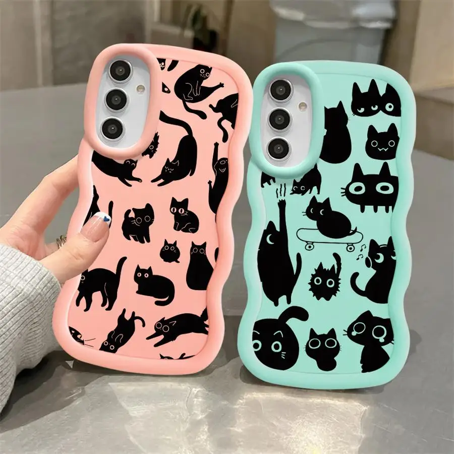 Black Cat Cartoon S…