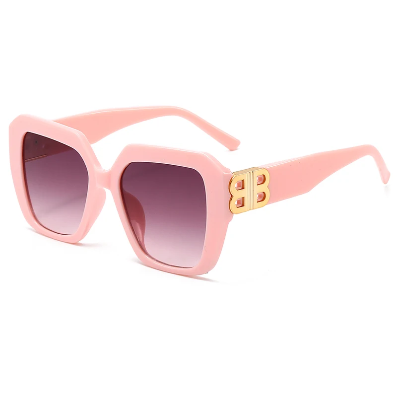 Classic Square Luxury Brand Women's Sunglasses Ladies Trendy Designer Square Sun Glasses Retro B-Decorative Shades Eyewear UV400