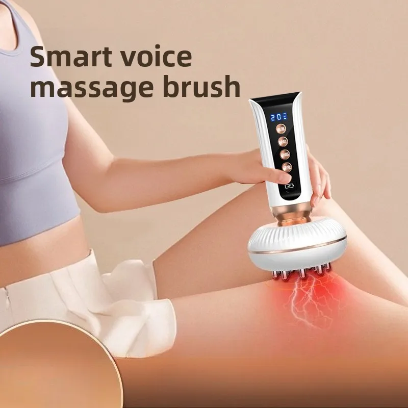 

Бытовая электрическая щетка-меридиан, щетка для всего тела, щетка для живота, тонкая нога, артефакт, нагревательный массажный инструмент для скребка