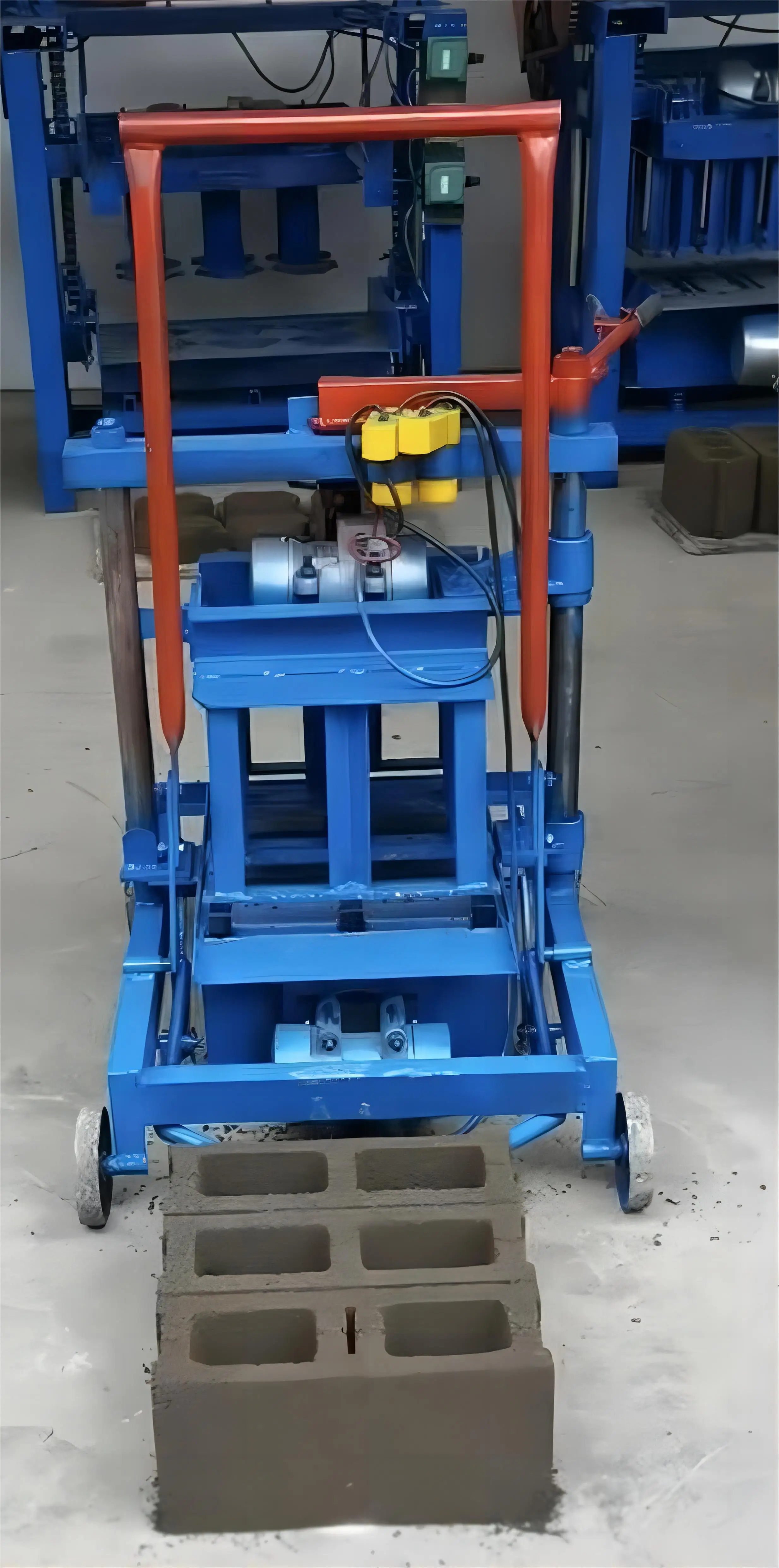 Automatic hydraulic small brick making machine interlocking paving cement block forming machine