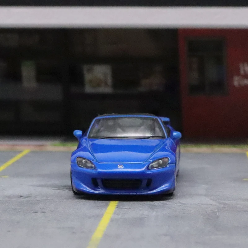 1:64 Scale Honda S2000 AP2 Type S Sports Car Simulation Alloy Car Model Static Display Collectible Gift Souvenir Decoration