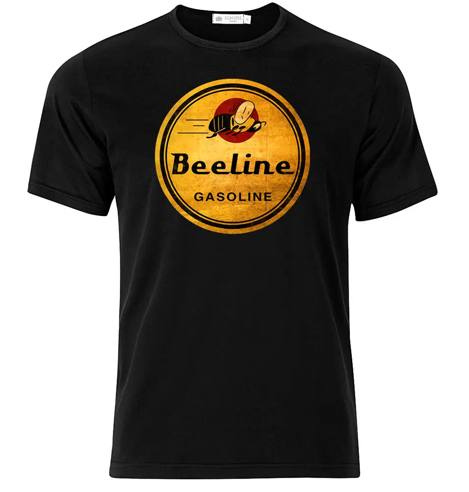 Beeline Gasoline  - Graphic Cotton T Shirt Short & Long Sleeve  High Quality 100%Cotton Short Sleeve