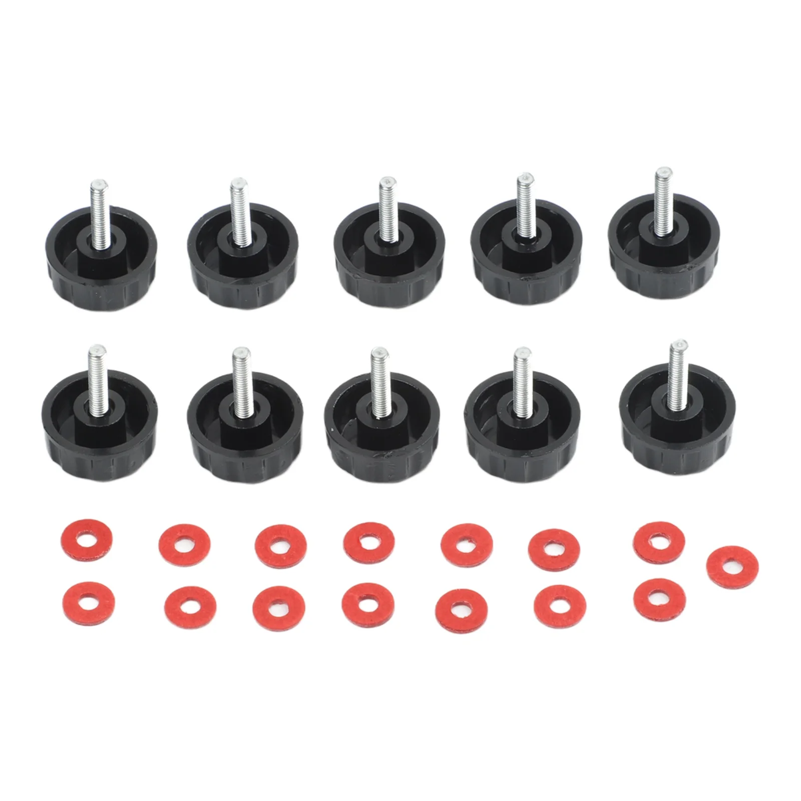 10Pcs Fishing Reel Handle Screw Set Steel Fixed Nut Cover For Conventional Reels Maintenance Repa Fishing Tools