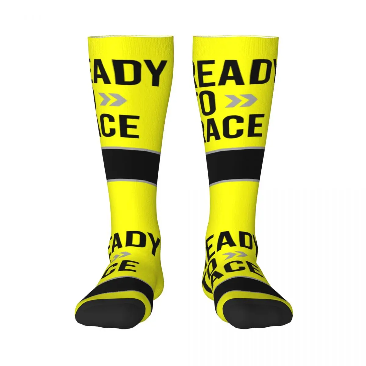 Kawaii Ready To Race-Calcetines hasta la rodilla para mujer, medias con estampado 3D de betún, bicicleta, Motocross, Enduro, baloncesto, deportes