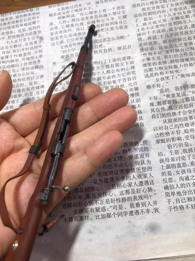 1:6 スケール第二次世界大戦ドイツ G33/40 ライフルミリタリーモデル金属と無垢材のレプリカコレクタブル 12 インチアクションフィギュア用