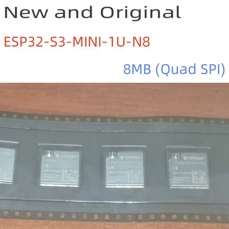 

ESP32-S3-MINI-1U-N8 Small-sized module supporting 2.4 GHz Wi-Fi (802.11b/g/n) and Bluetooth® 5 Version 1.3